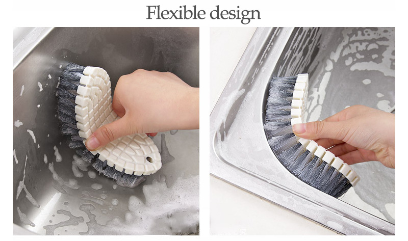 Flexible Bristles Cleaning Brush